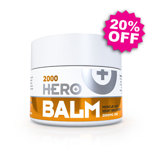 HERO + CBD 2000mg Infused Muscle and Joint Recovery Balm (50ml)